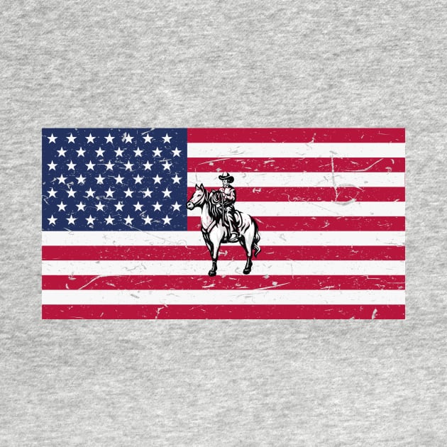 American Flag Cowboy by star trek fanart and more